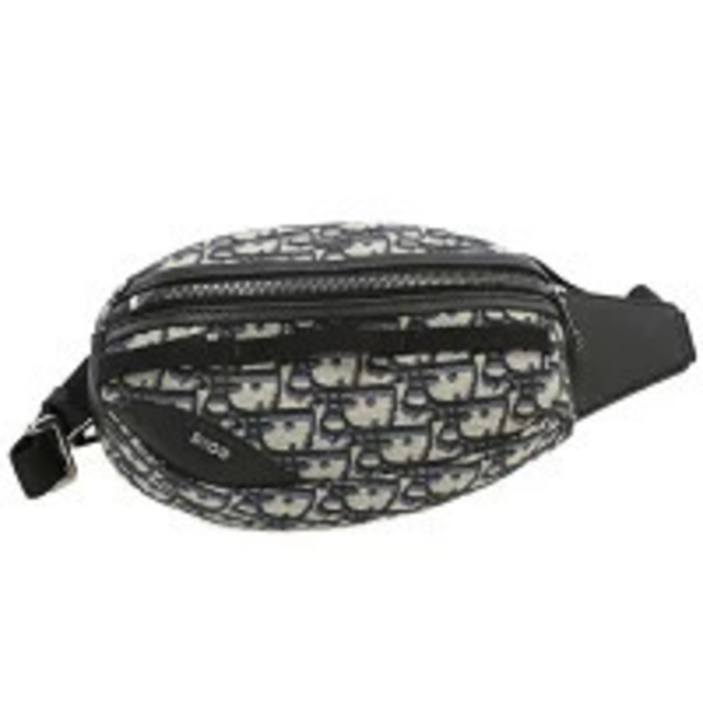 Christian Dior Body Bag Oblique Navy Blue Crossbody Cool